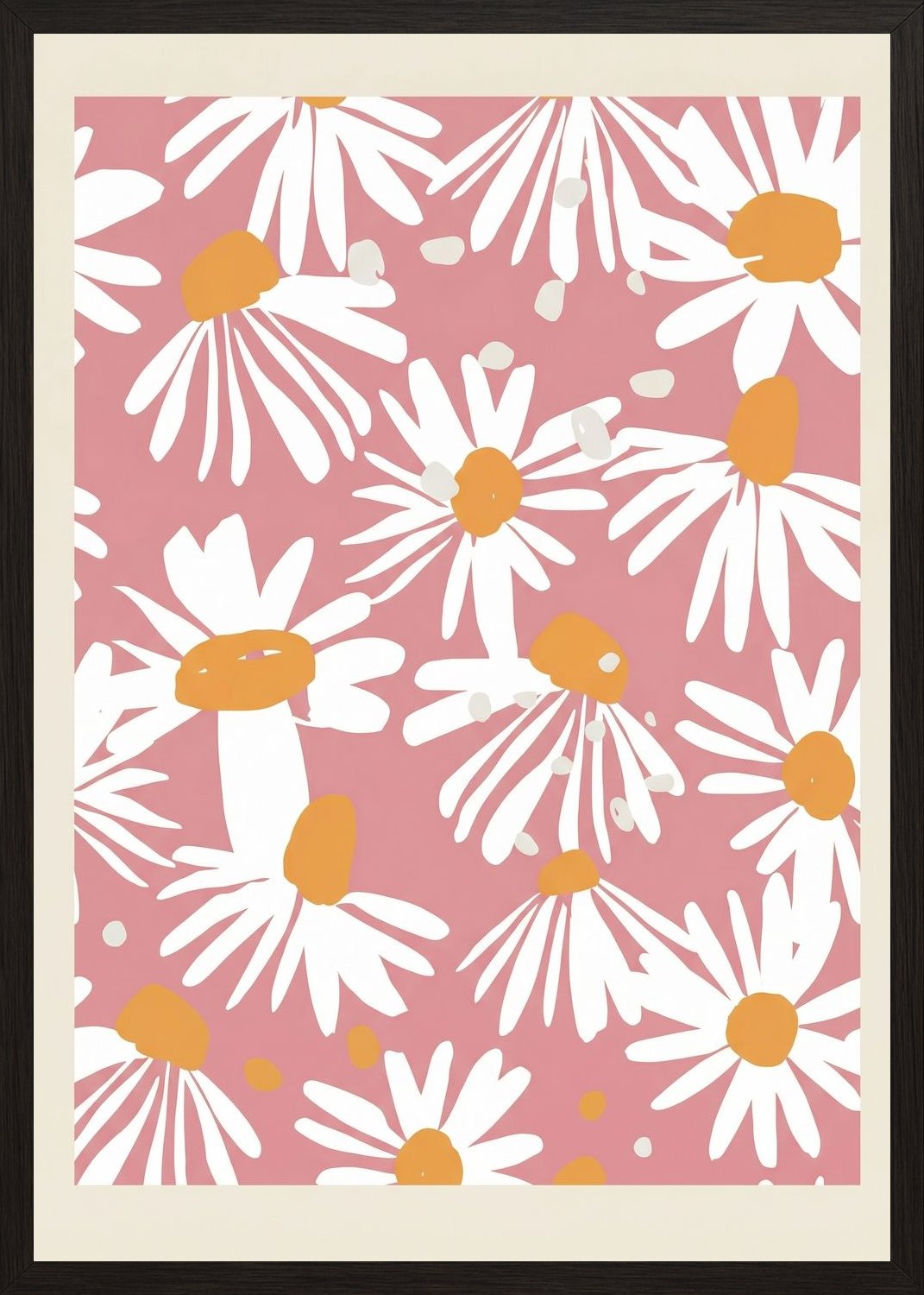 Poster in black frame