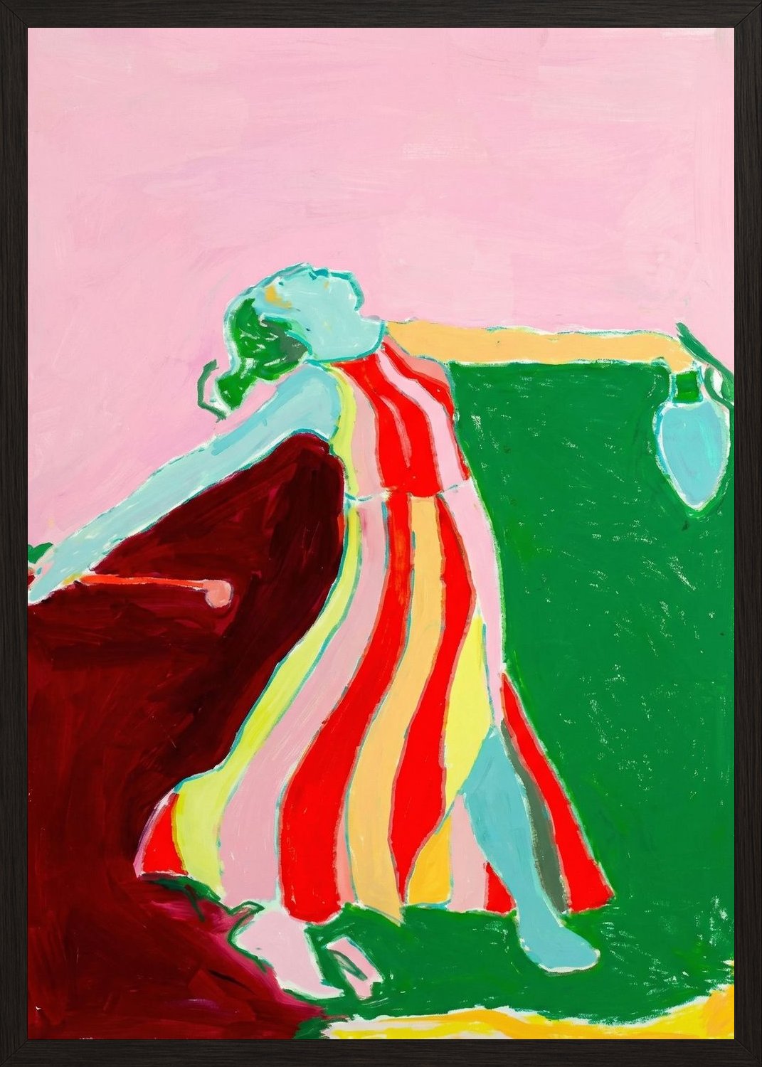 Poster in black frame