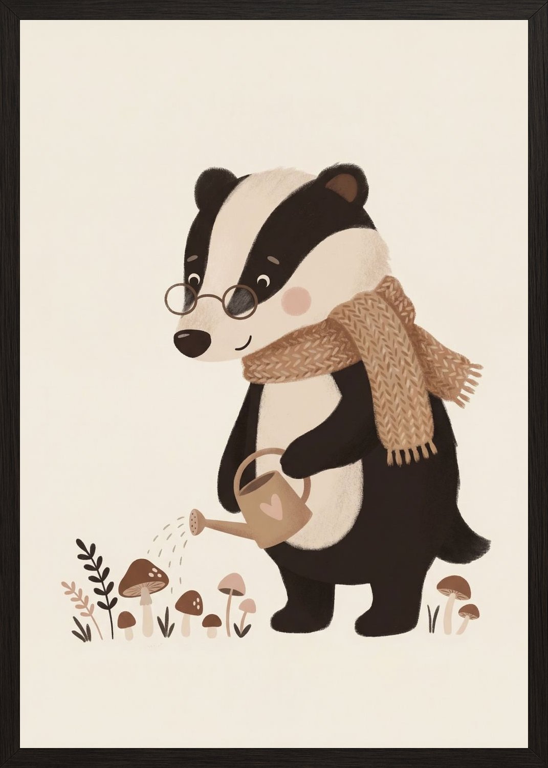 Poster in oak frame