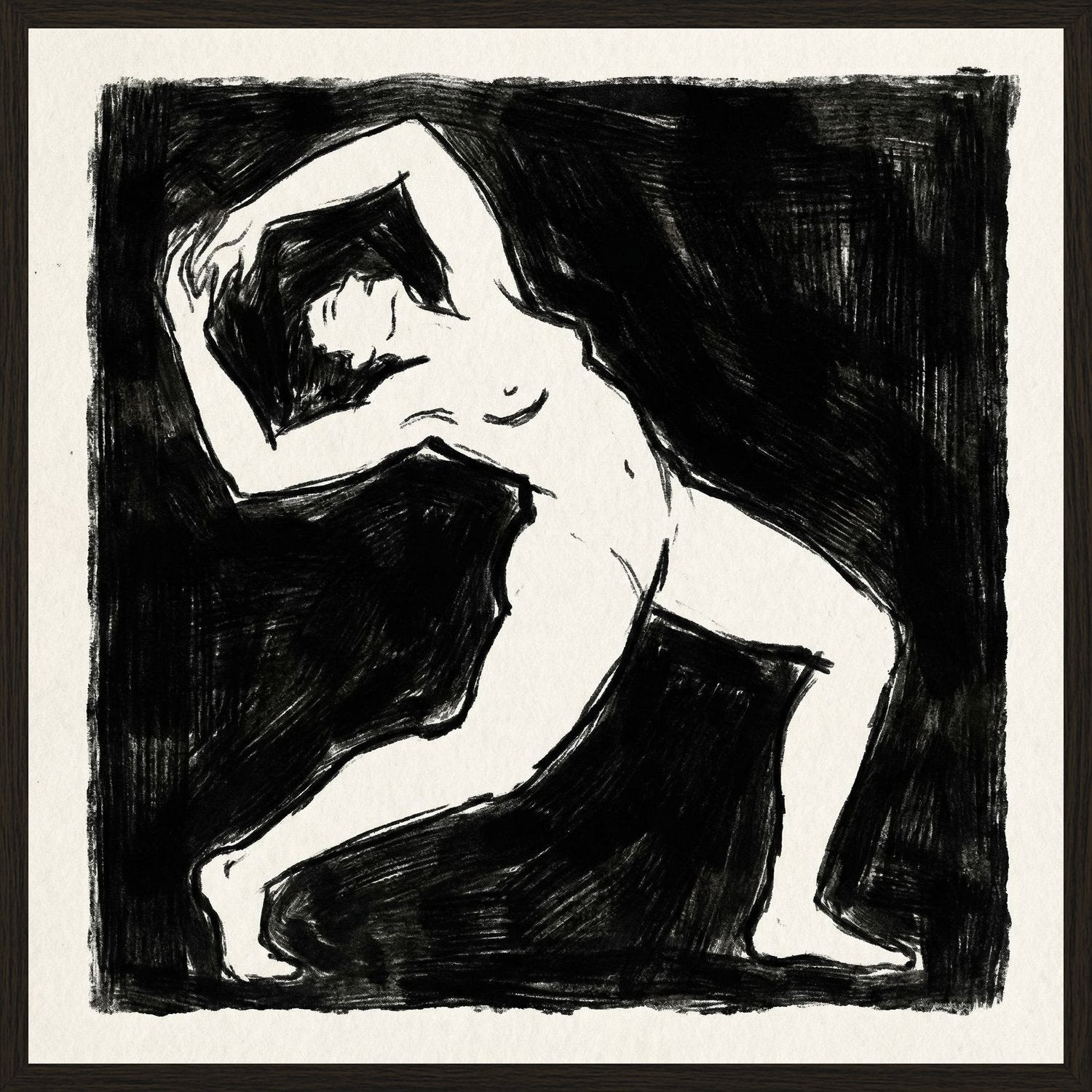 Poster in black frame