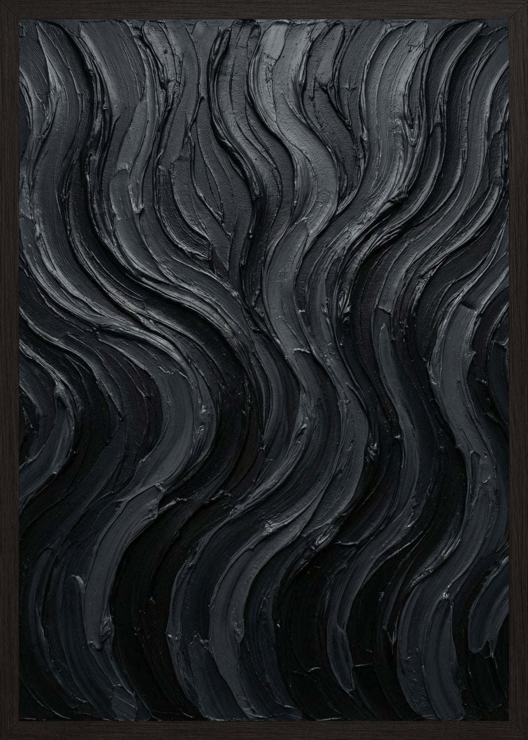 Poster in oak frame