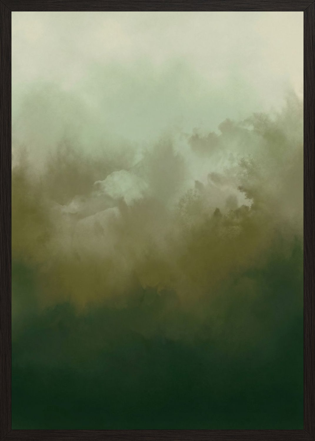 Poster in black frame