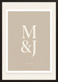 Poster in black frame