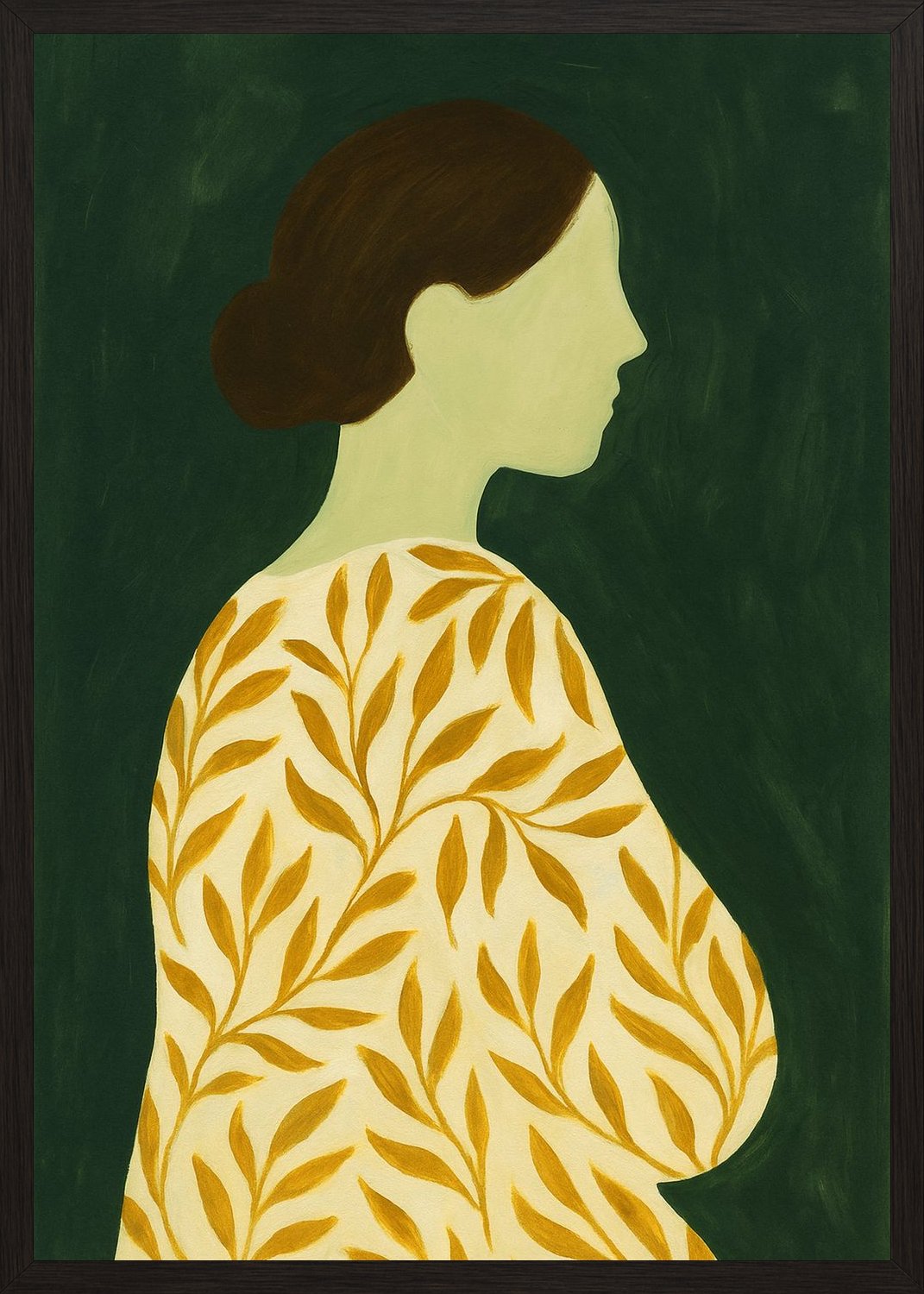 Poster in black frame