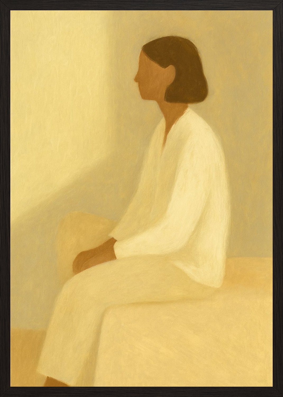 Poster in black frame
