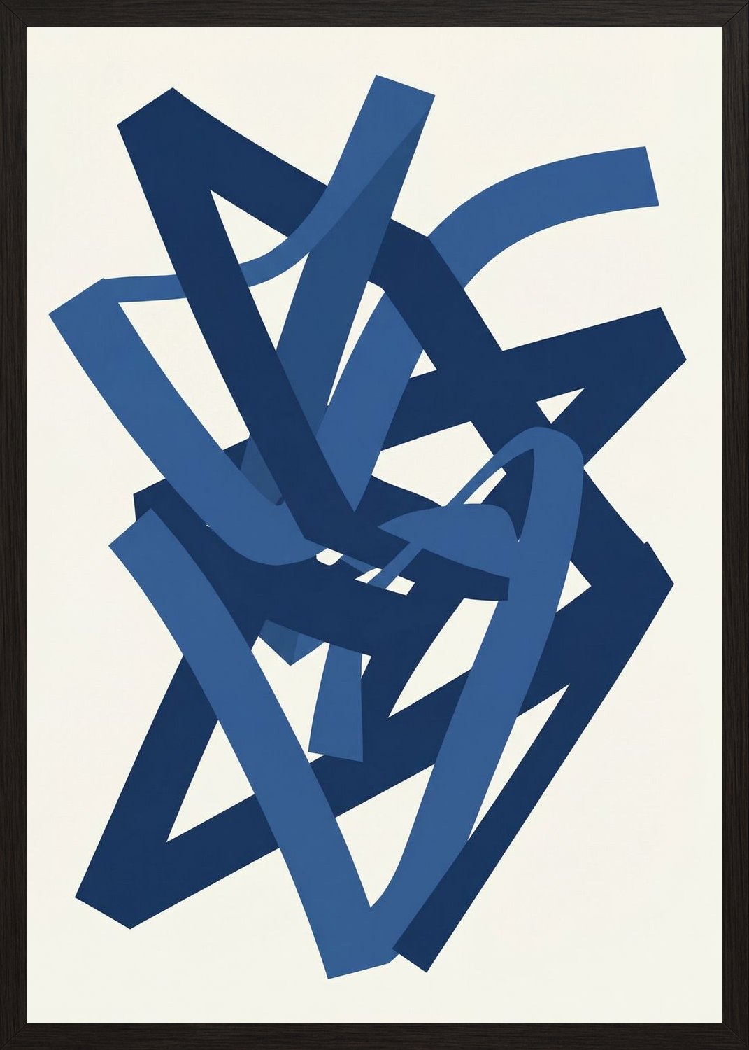Poster in oak frame