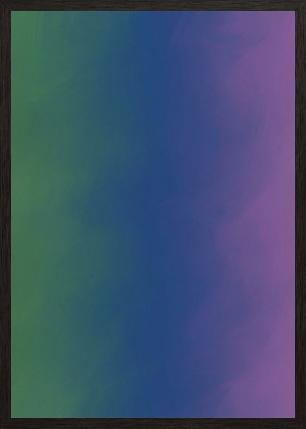 Poster in black frame