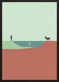 Poster in black frame