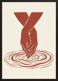 Poster in black frame