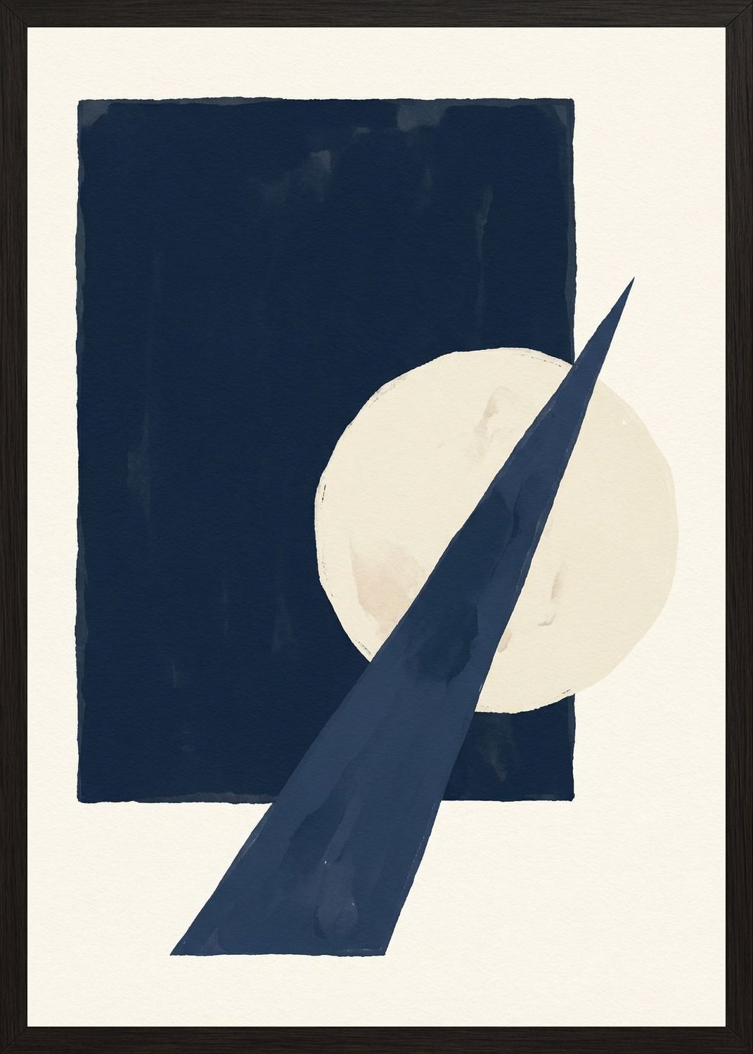 Poster in black frame