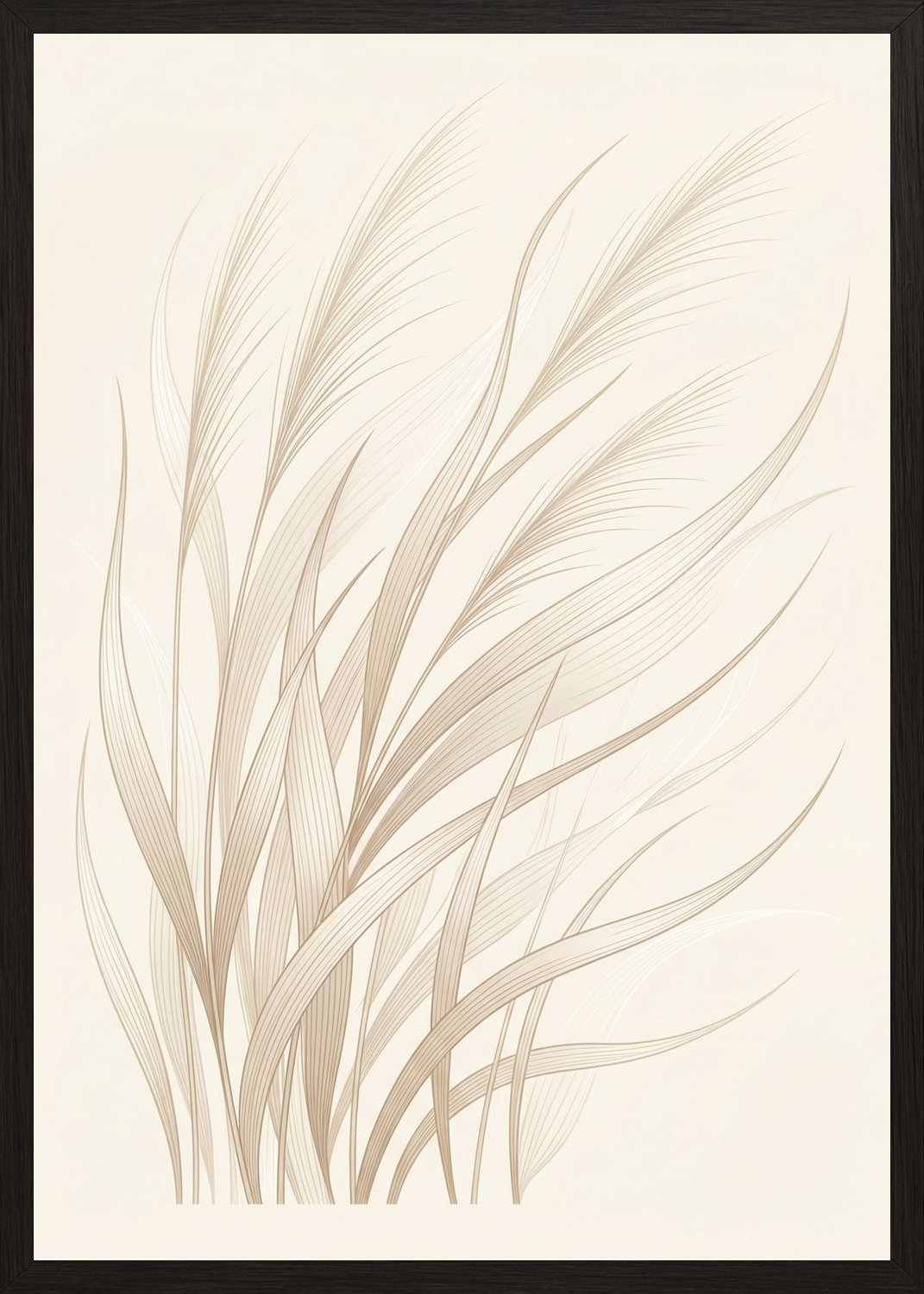 Poster in black frame