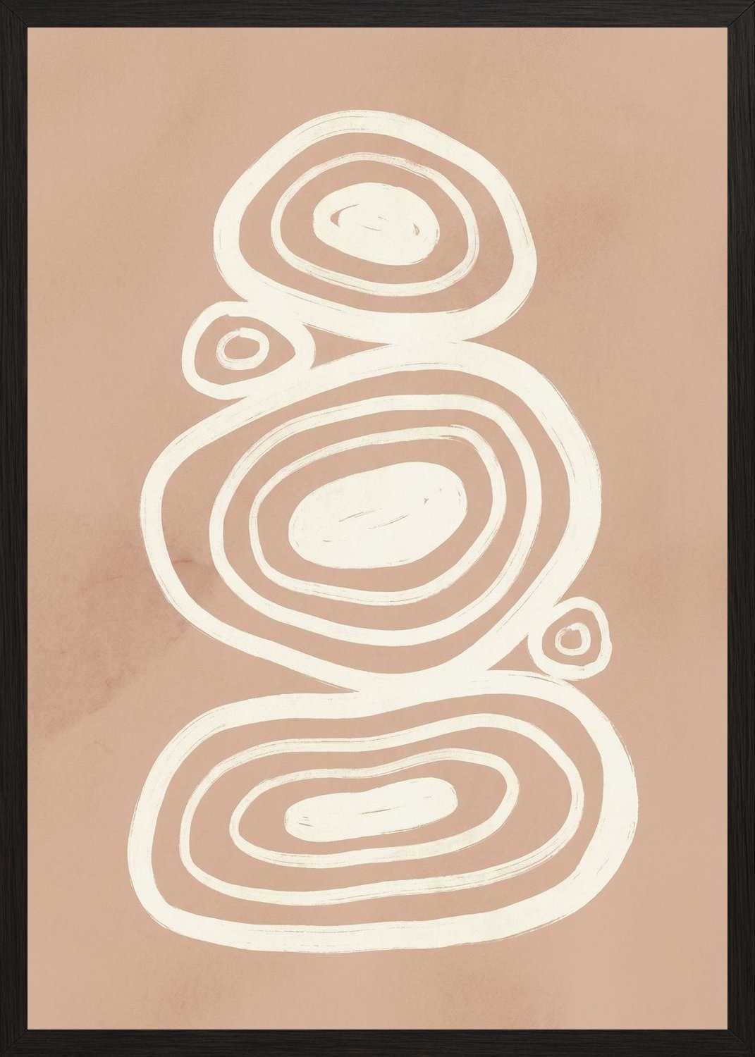 Poster in black frame