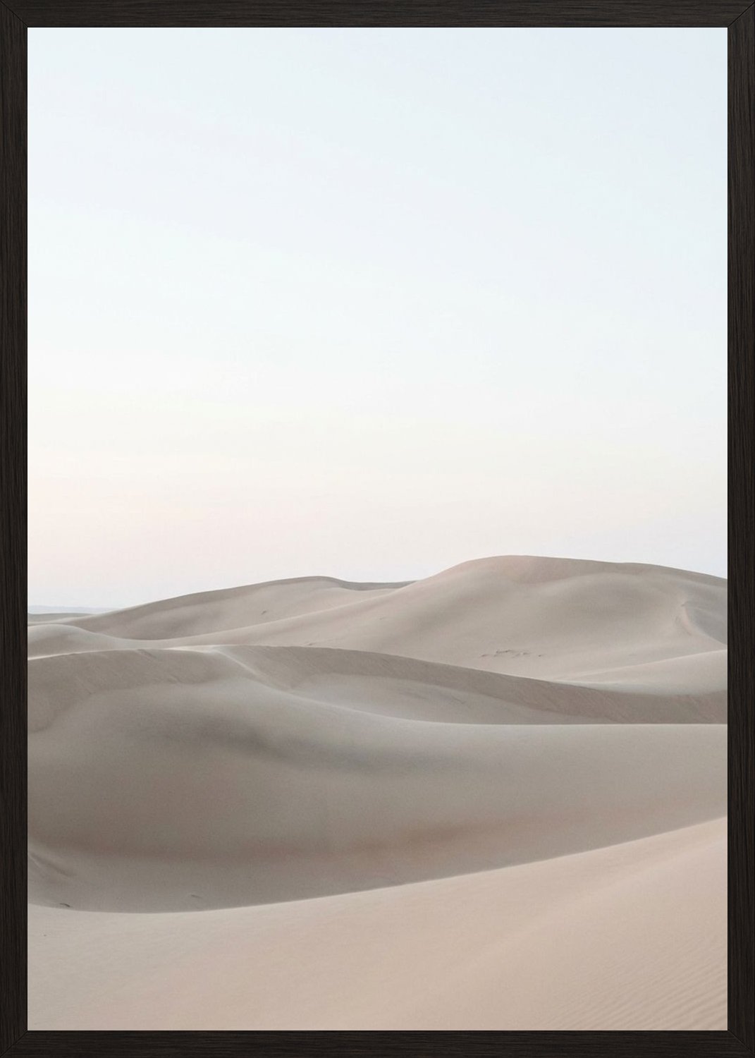 Poster in black frame