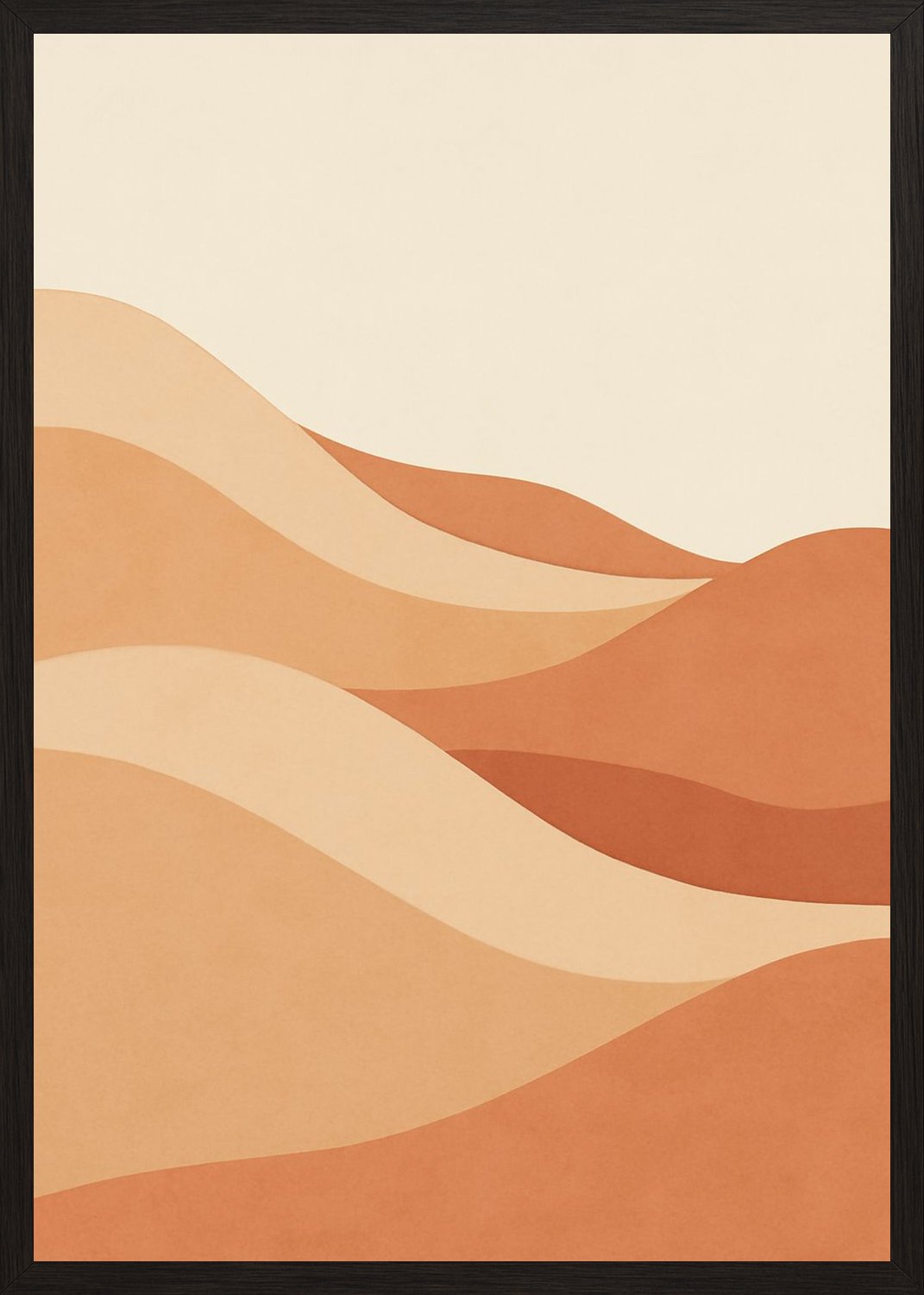 Poster in black frame