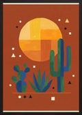 Poster in oak frame