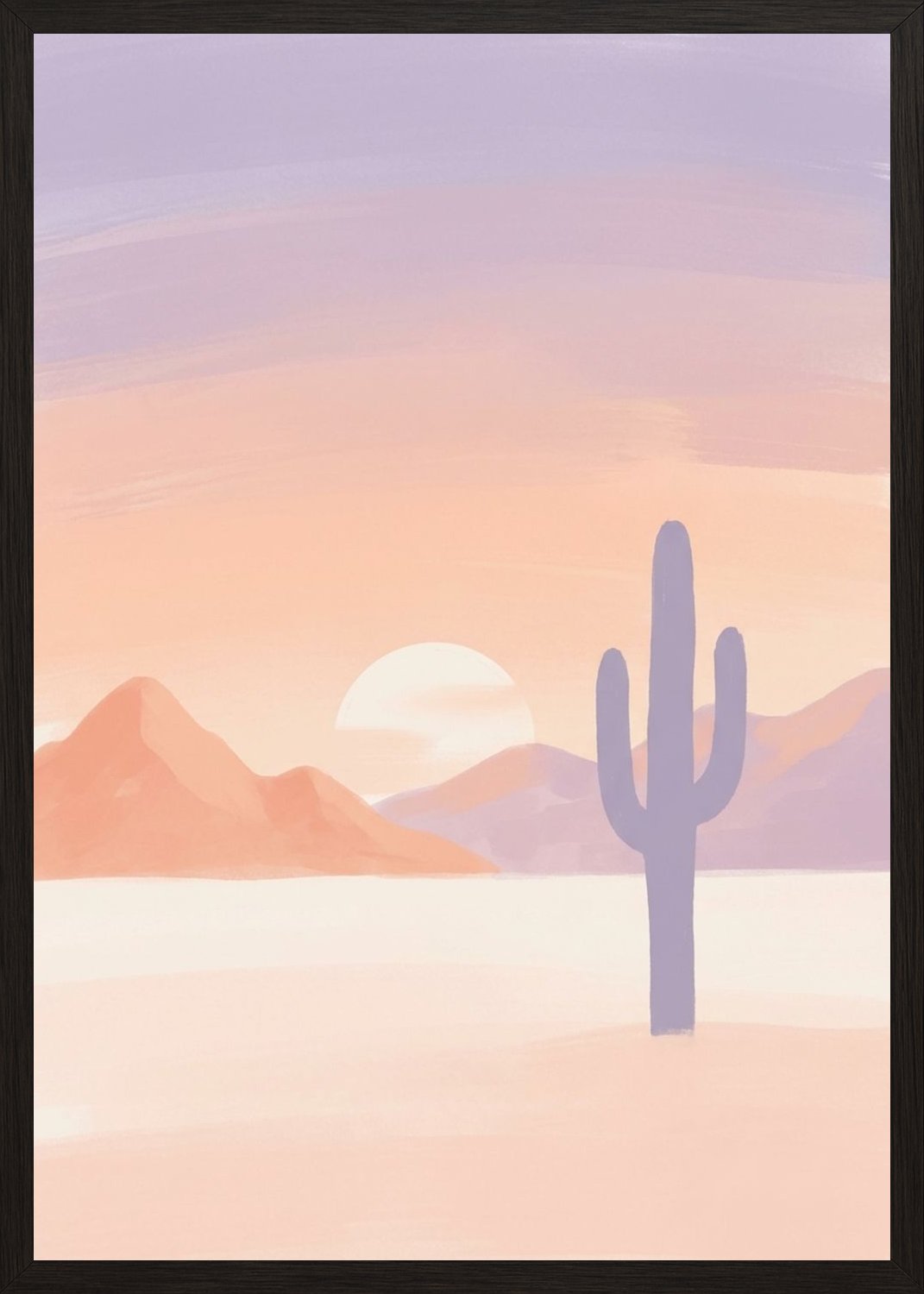 Poster in black frame