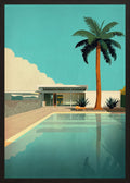 Poster in black frame