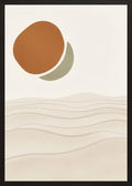 Poster in black frame