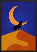 Poster in black frame