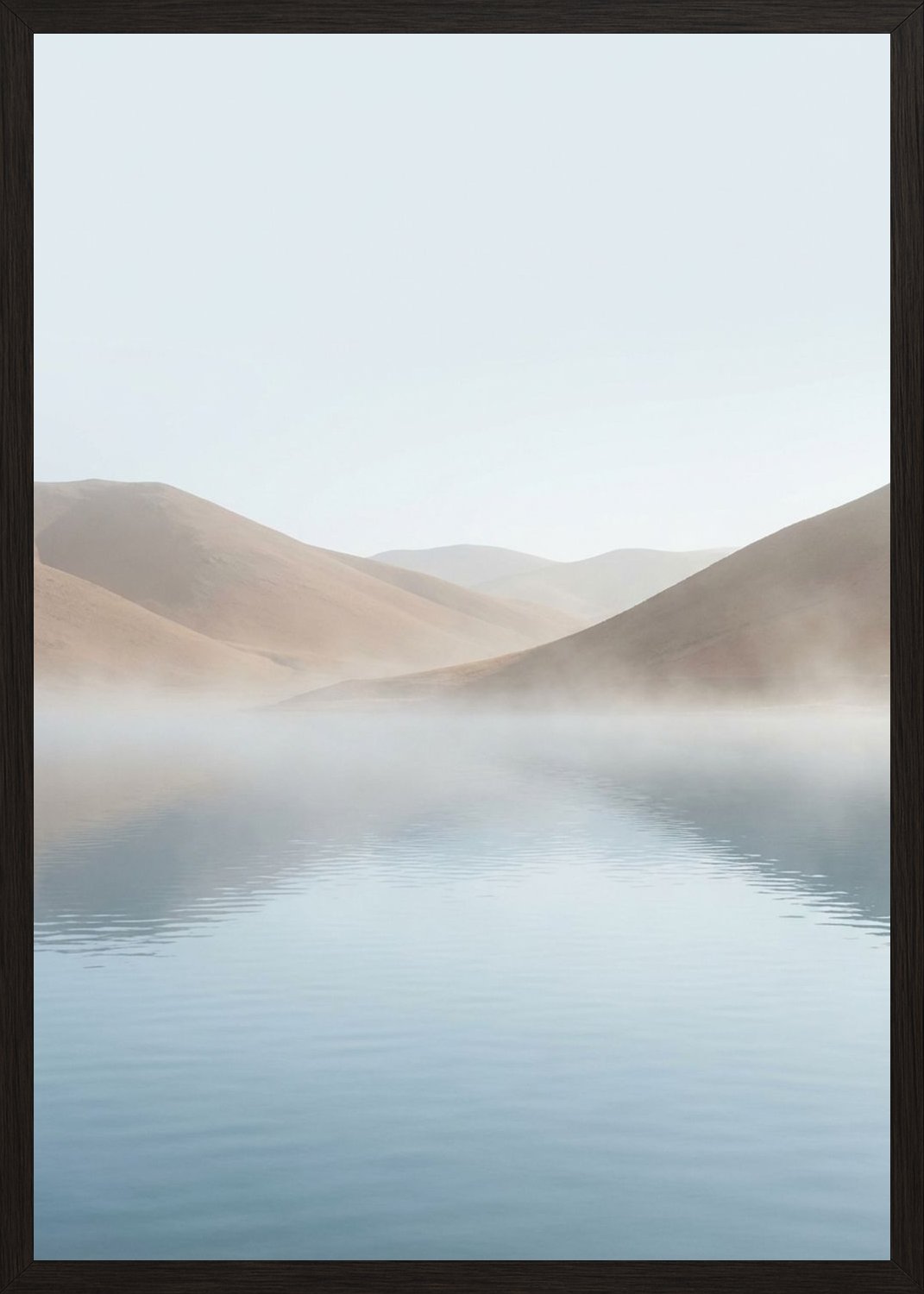 Poster in black frame