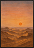 Poster in black frame