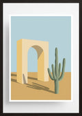 Poster in black frame