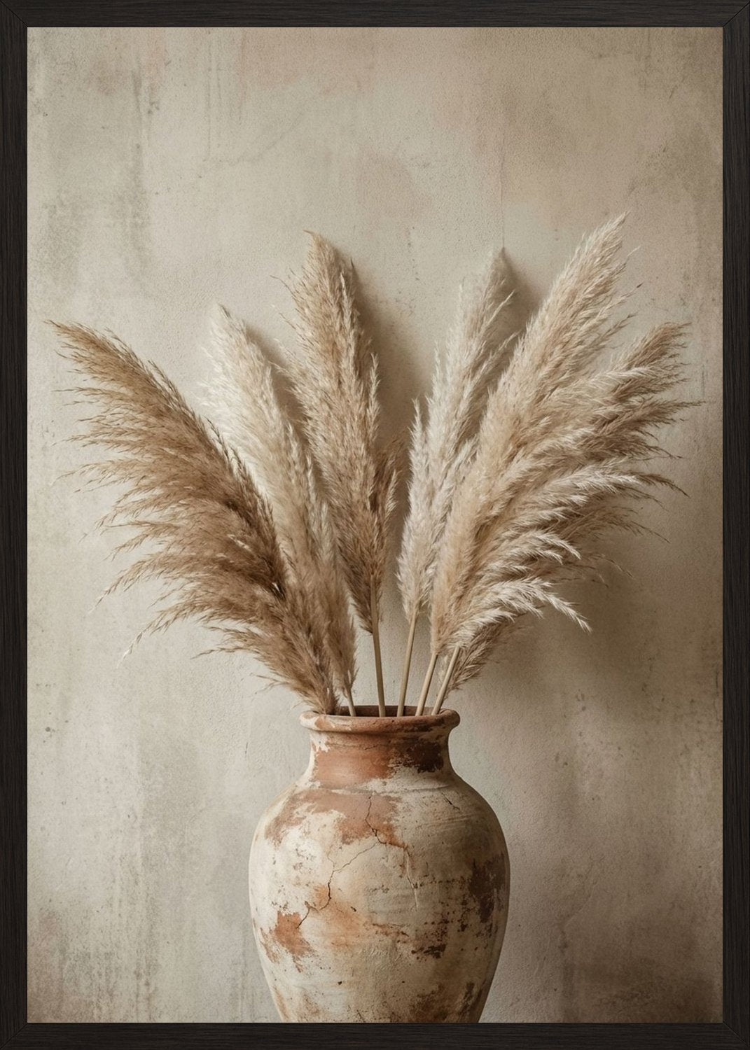 Poster in black frame