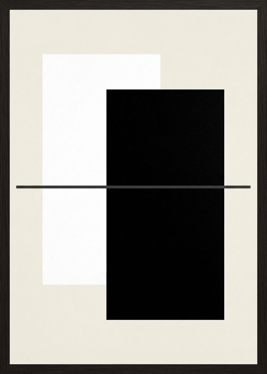 Poster in oak frame