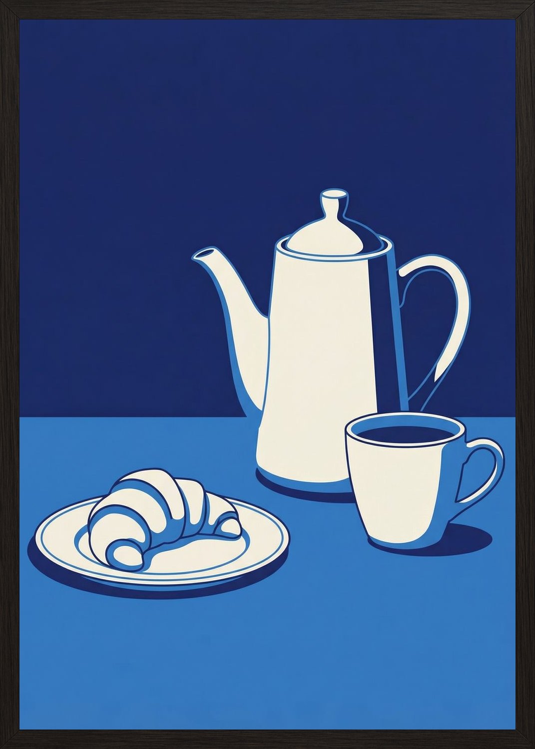 Poster in oak frame