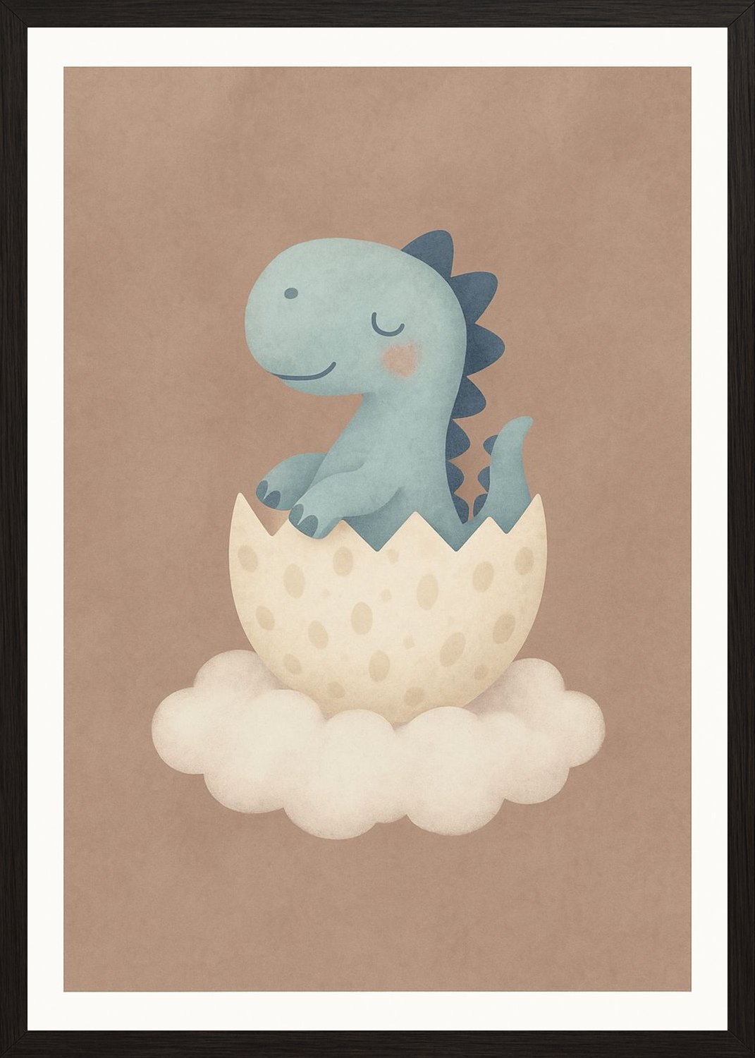 Poster in black frame