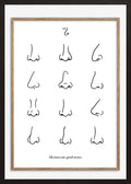 Poster in black frame