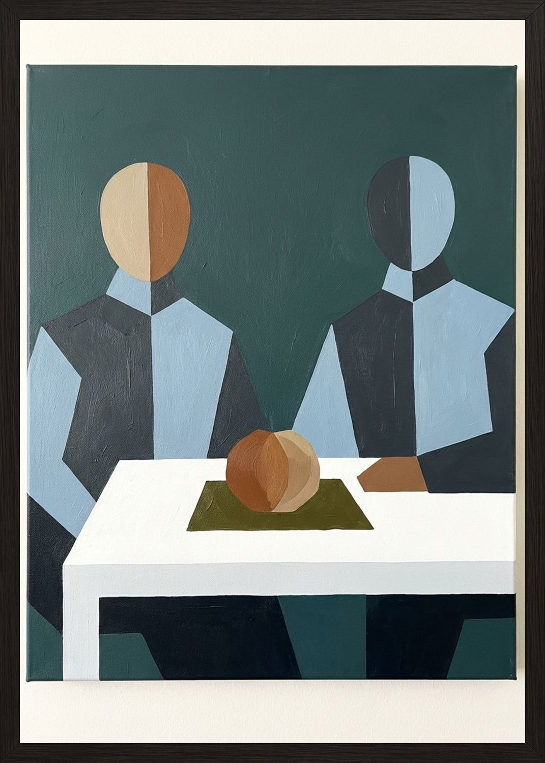 Poster in black frame