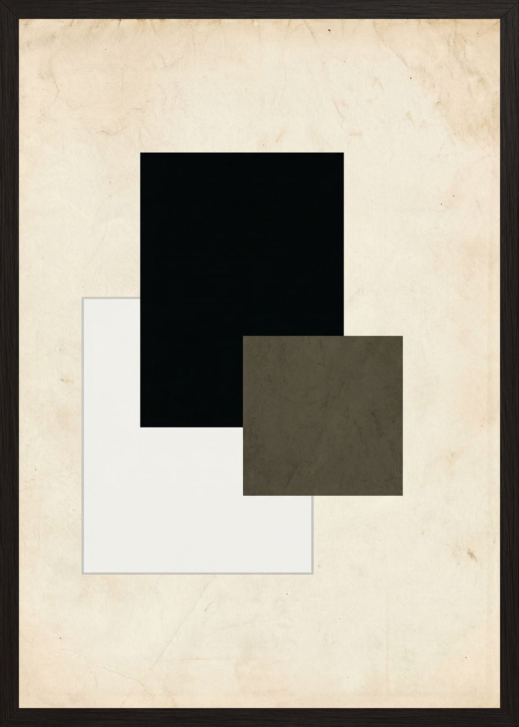 Poster in black frame