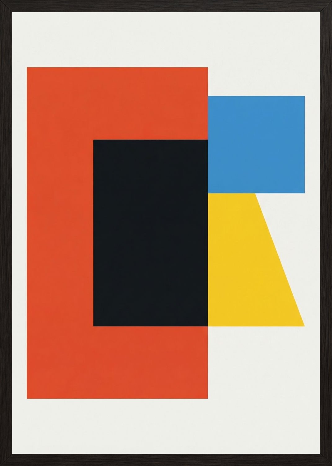 Poster in oak frame