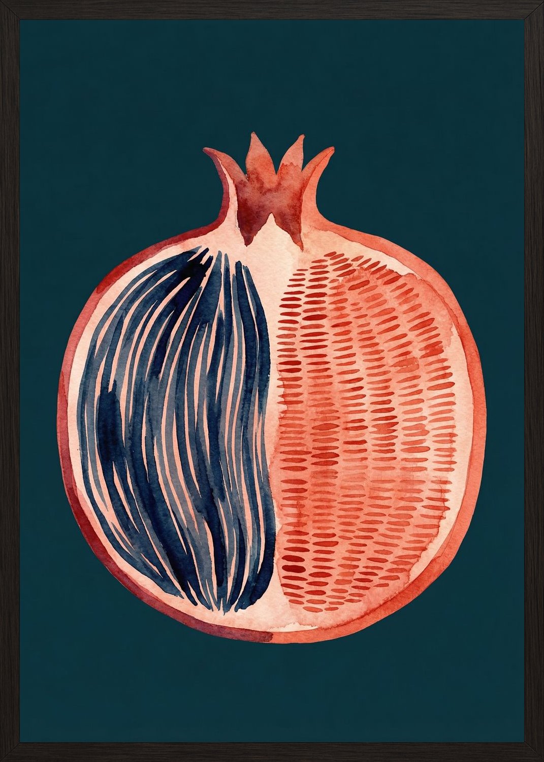 Poster in black frame