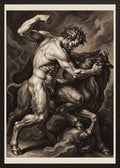 Poster in black frame