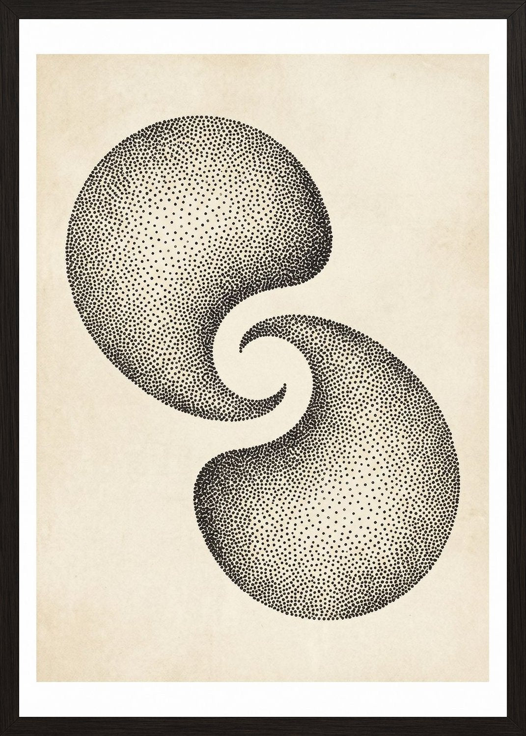 Poster in black frame