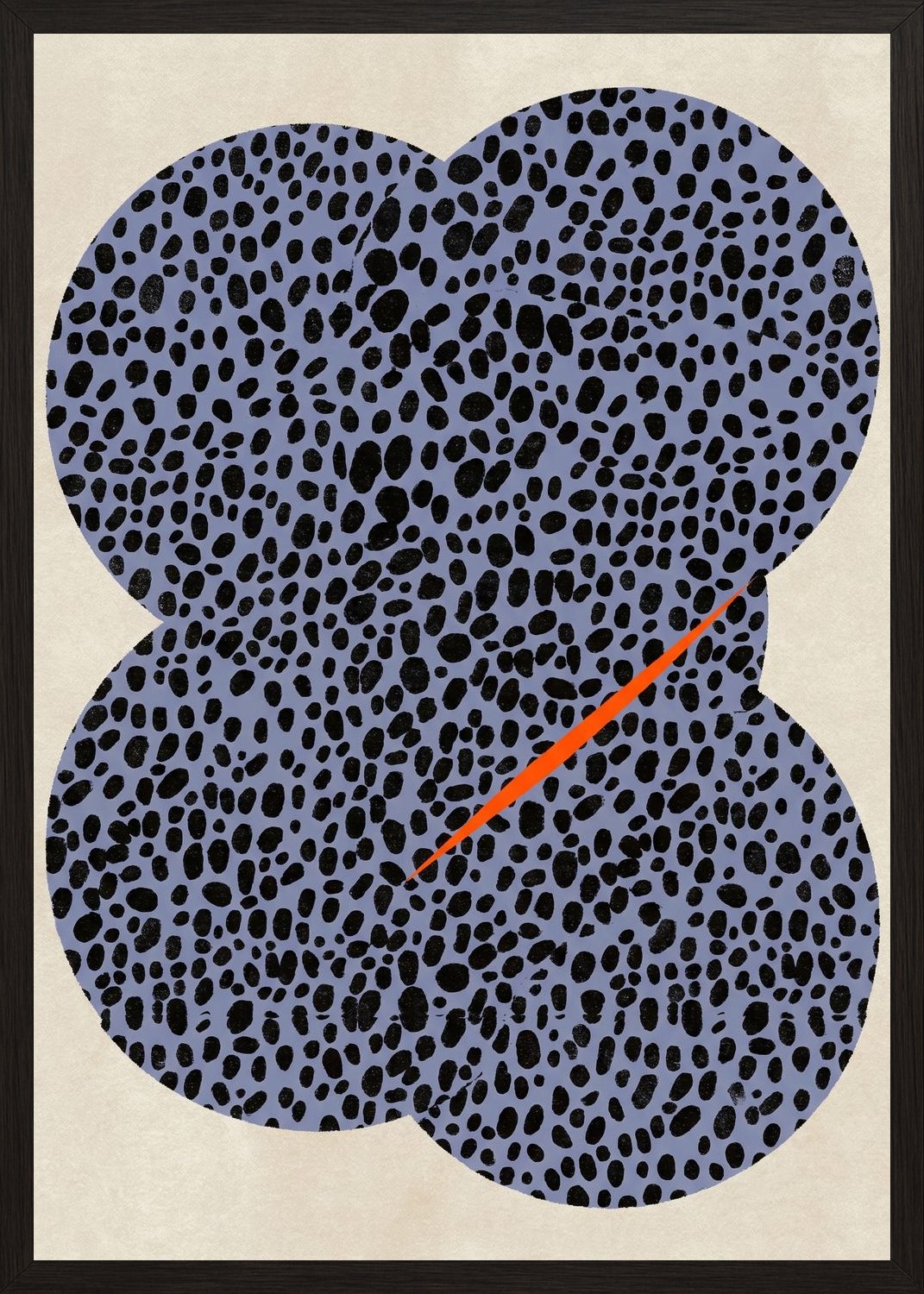 Poster in black frame