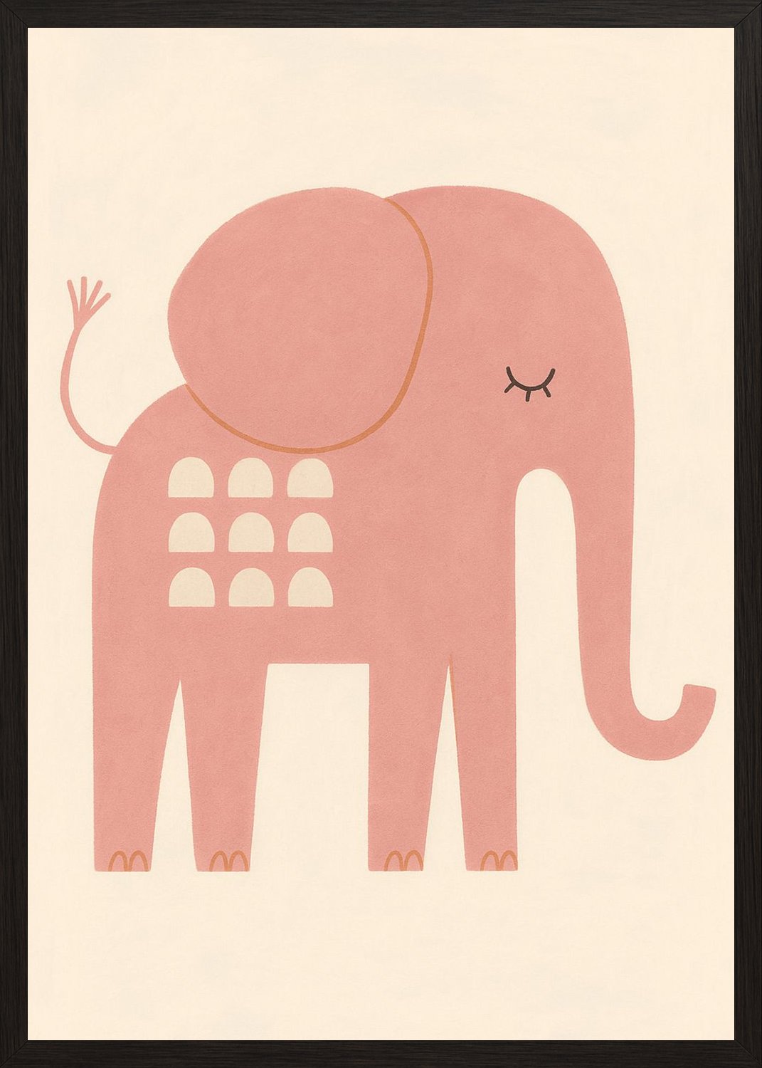 Poster in black frame