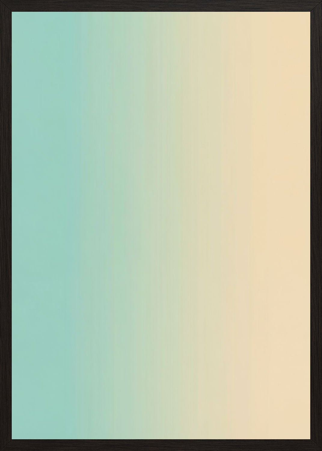 Poster in black frame