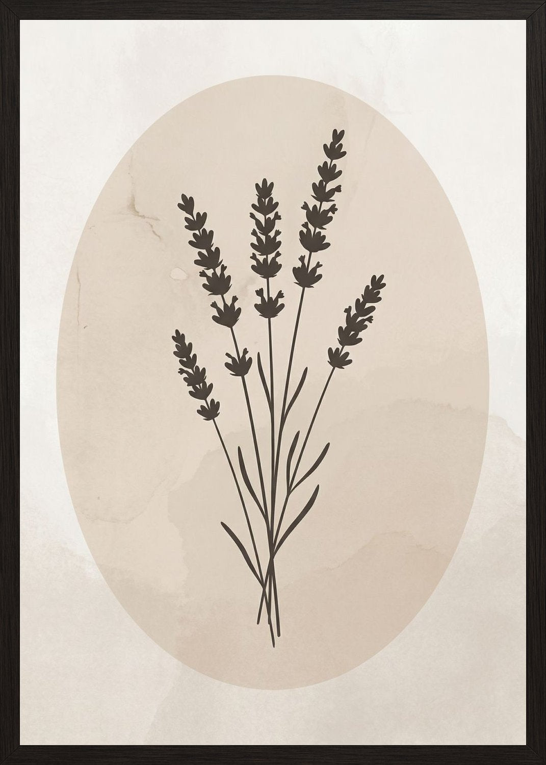 Poster in oak frame