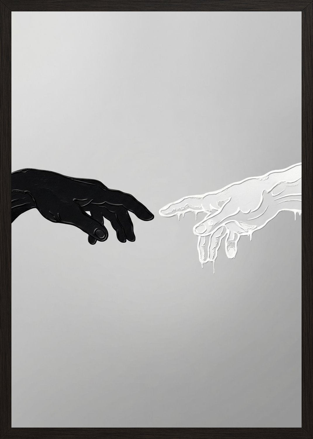 Poster in oak frame