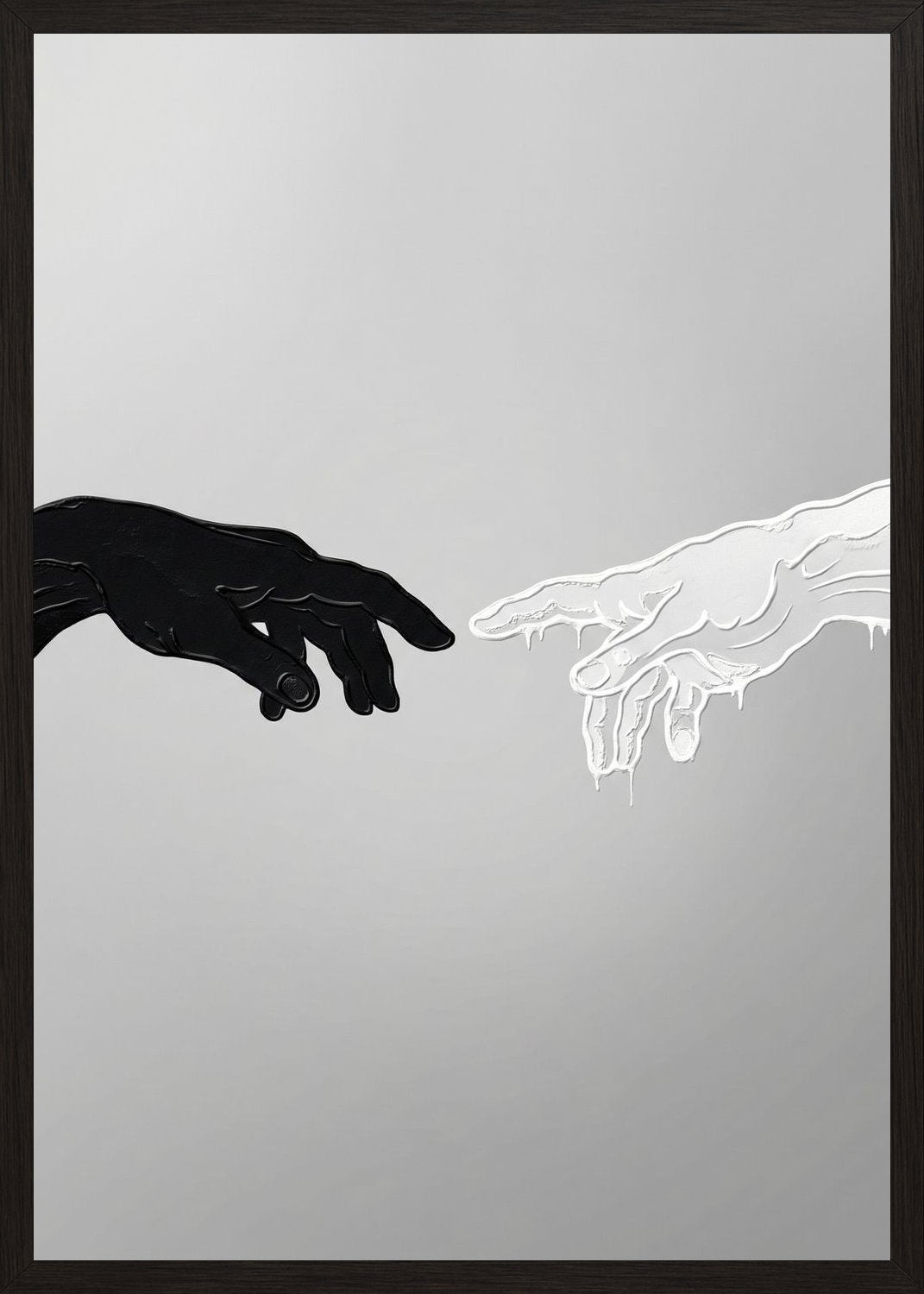 Poster in black frame