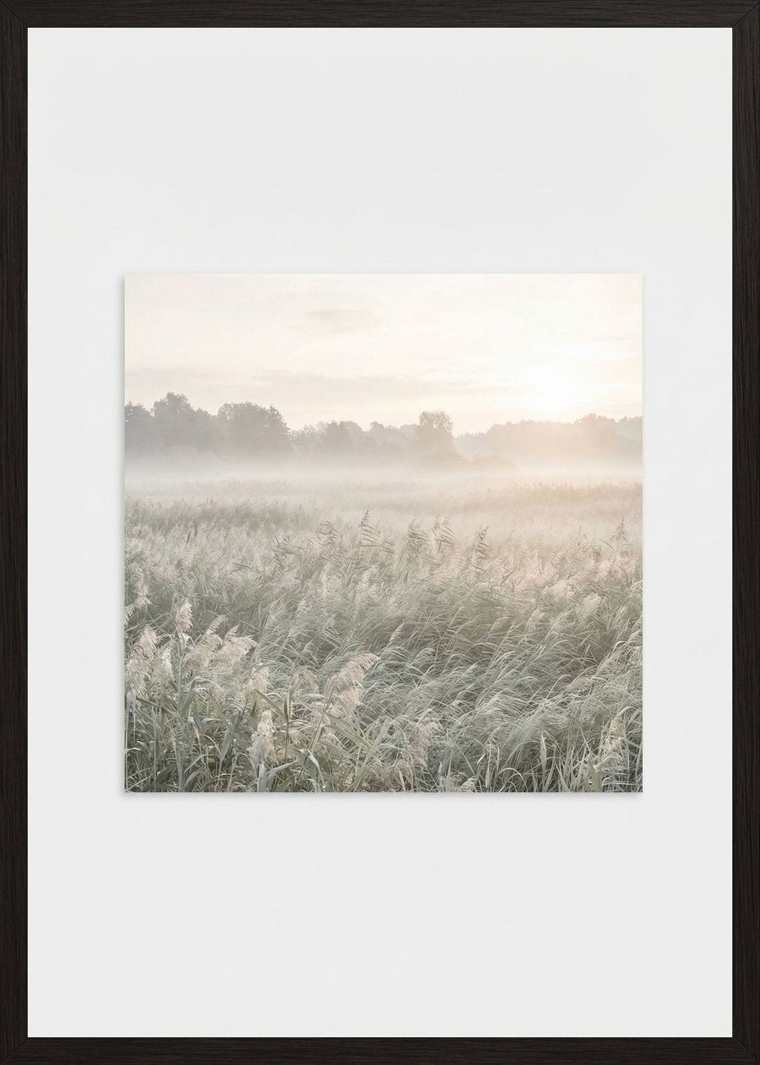 Poster in black frame