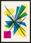 Poster in oak frame