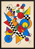 Poster in oak frame