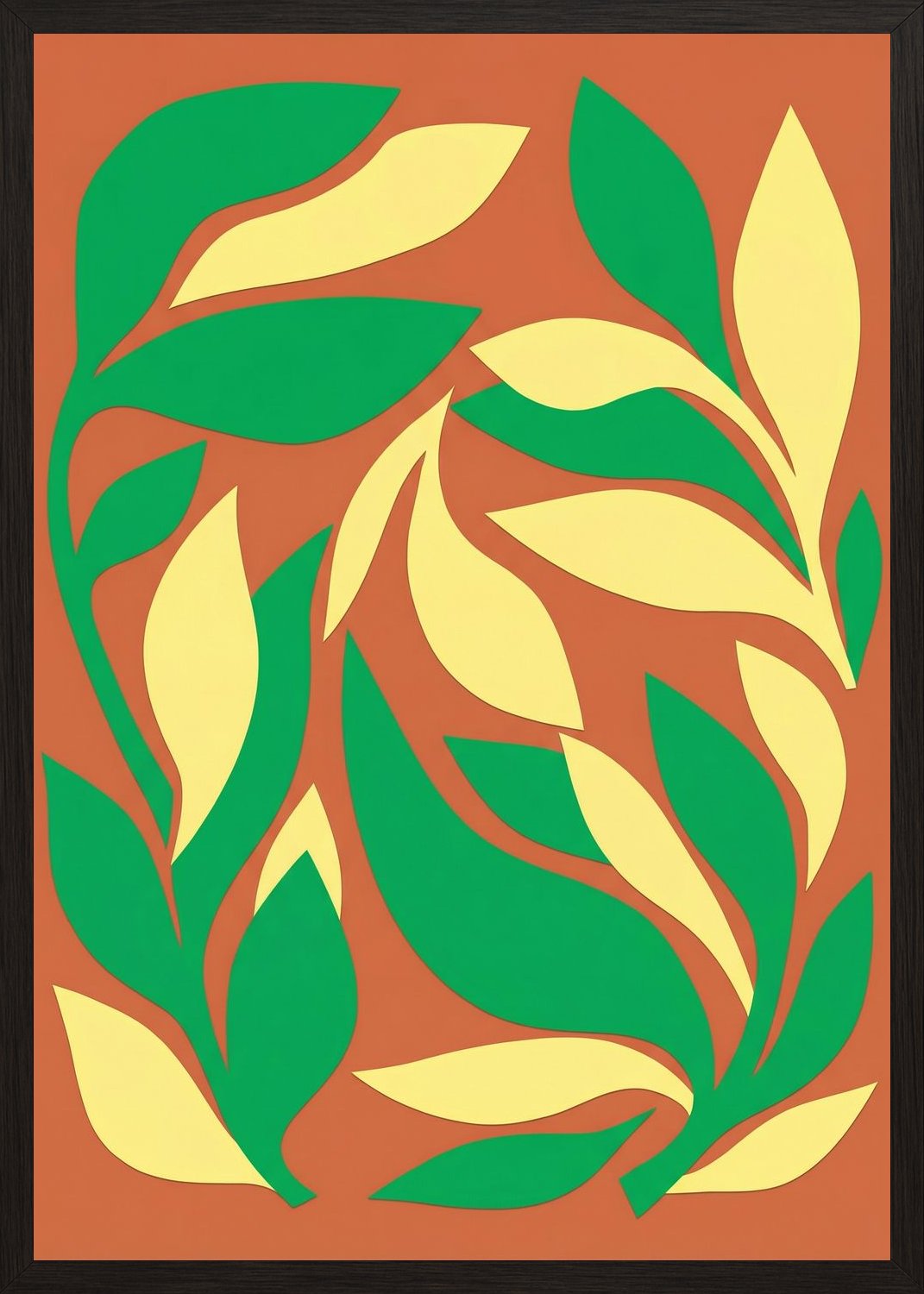 Poster in black frame