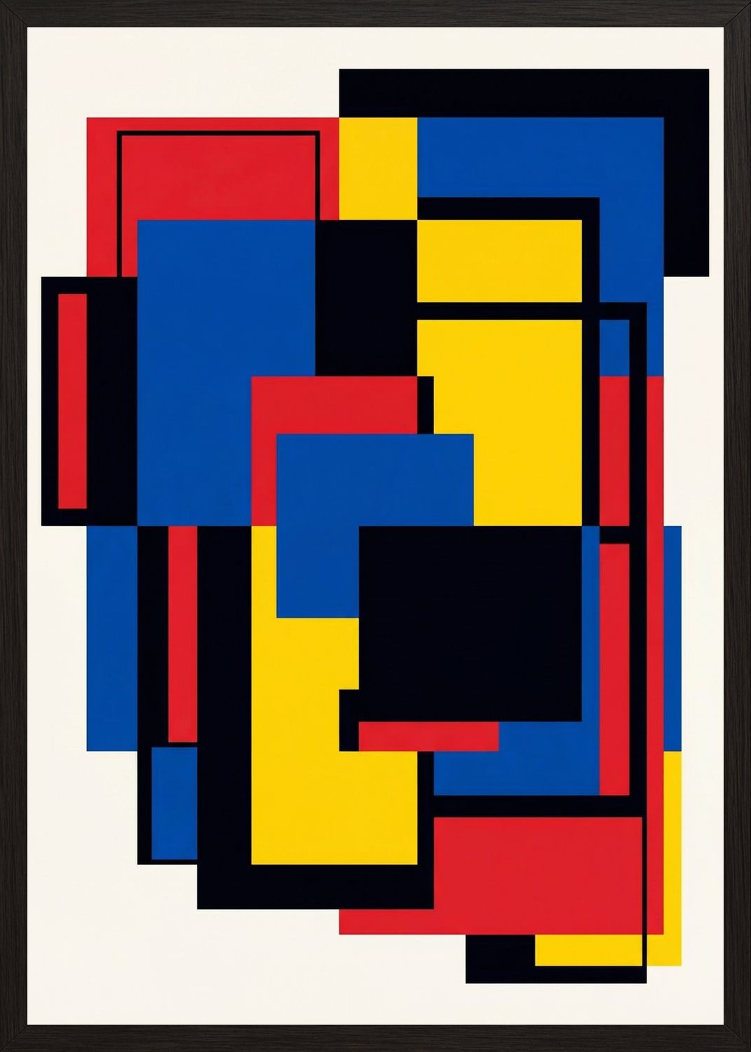 Poster in oak frame