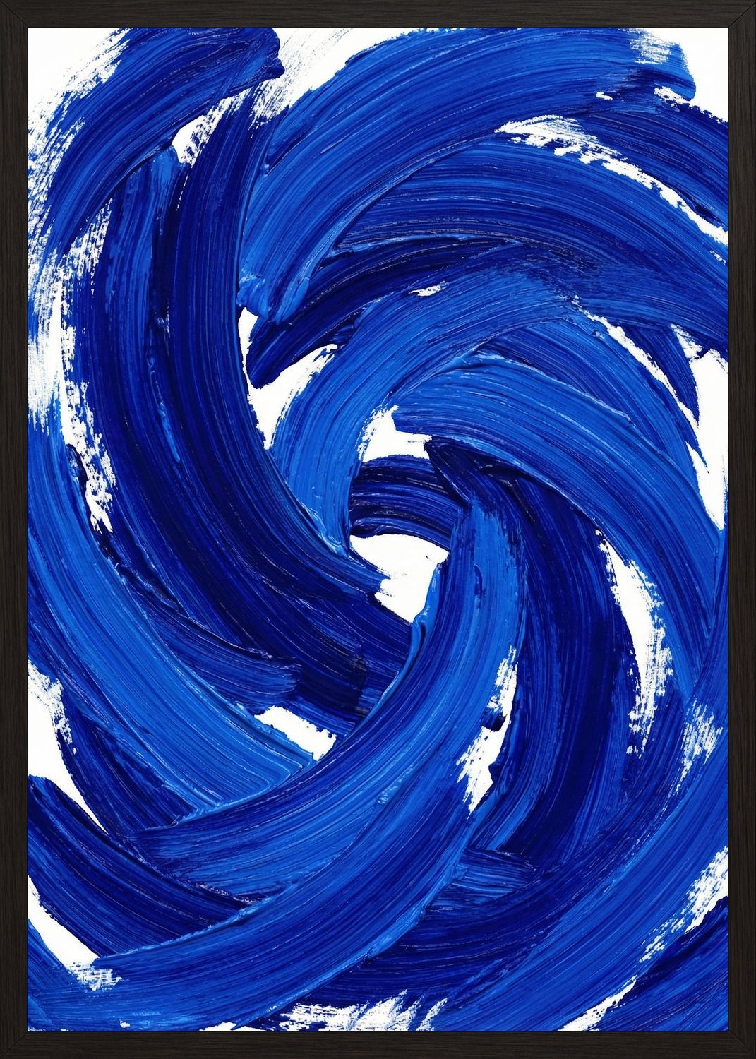 Poster in black frame