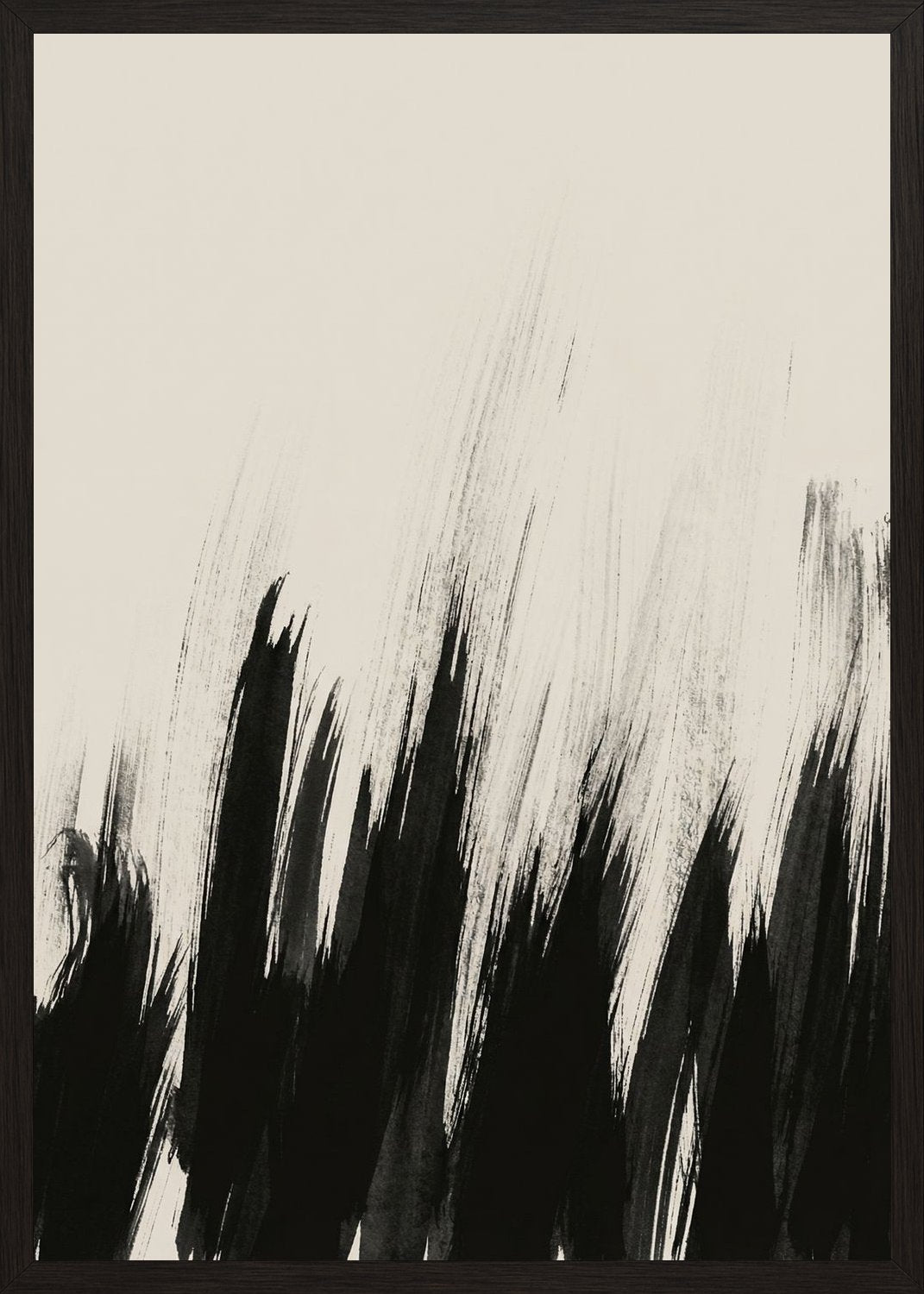 Poster in black frame